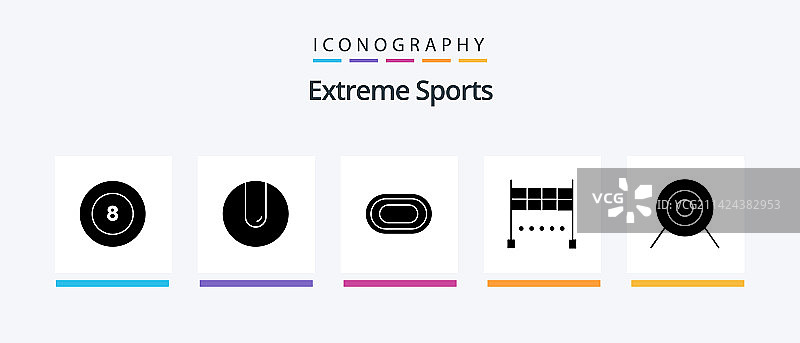 包含目标的运动图标合集图片素材