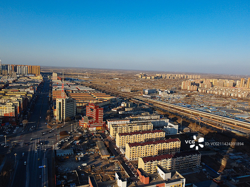 盘锦 双台子区 地标 航拍 城市图片素材