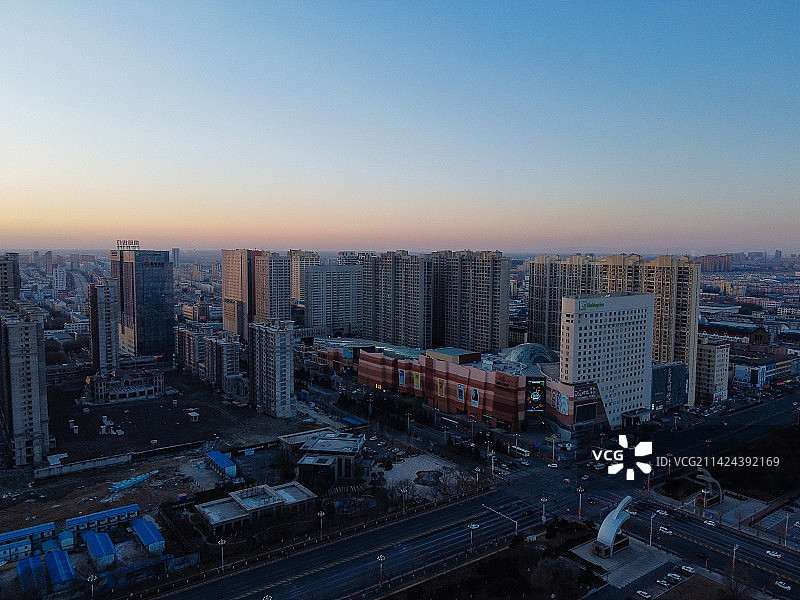 盘锦 兴隆台区 地标 航拍 城市图片素材