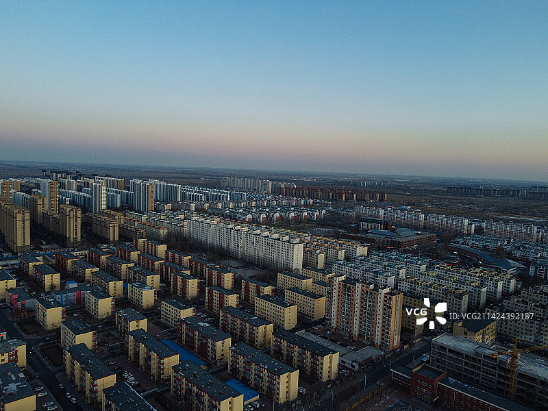 盘锦 兴隆台区 地标 航拍 城市图片素材