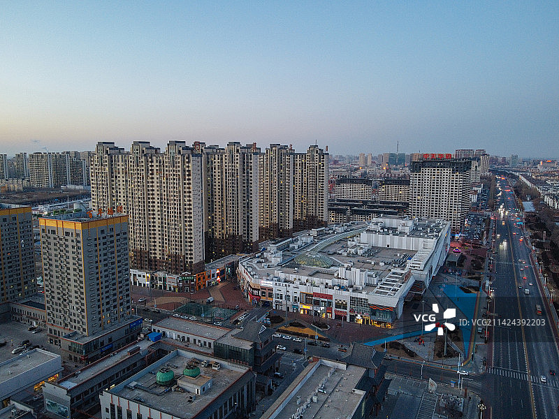 盘锦 兴隆台区 地标 航拍 城市图片素材