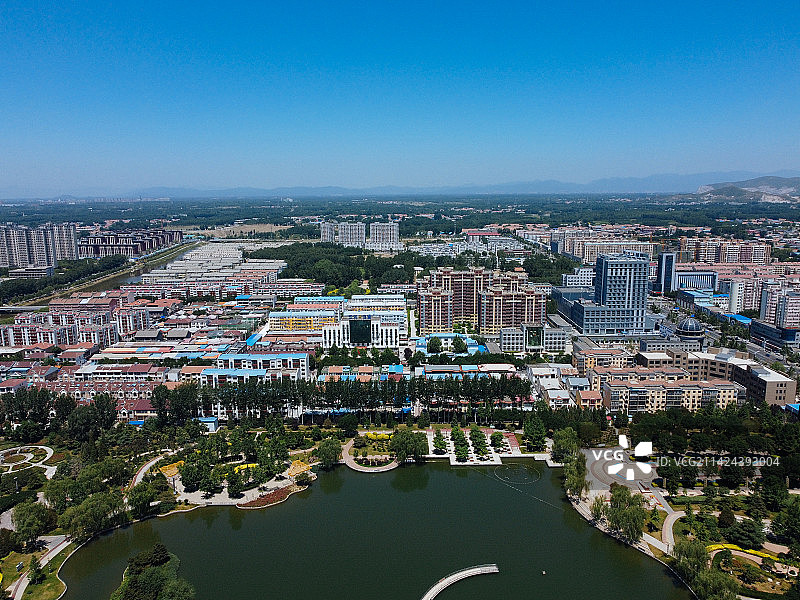 三河 京郊 房地产 地标 航拍图片素材