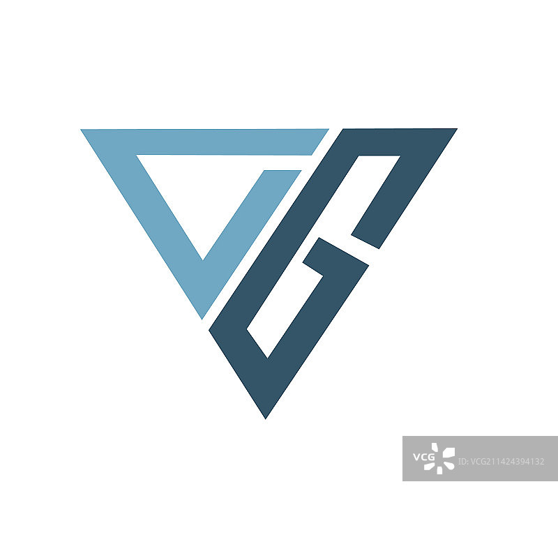 AG图标字母组合文本标志图片素材