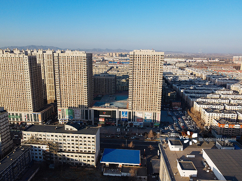锦州 地标 航拍 太和区 辽西 辽宁图片素材