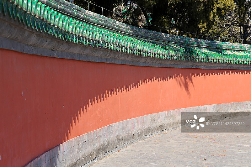 北京日坛公园春分日祭祀太阳神圜坛风光图片素材