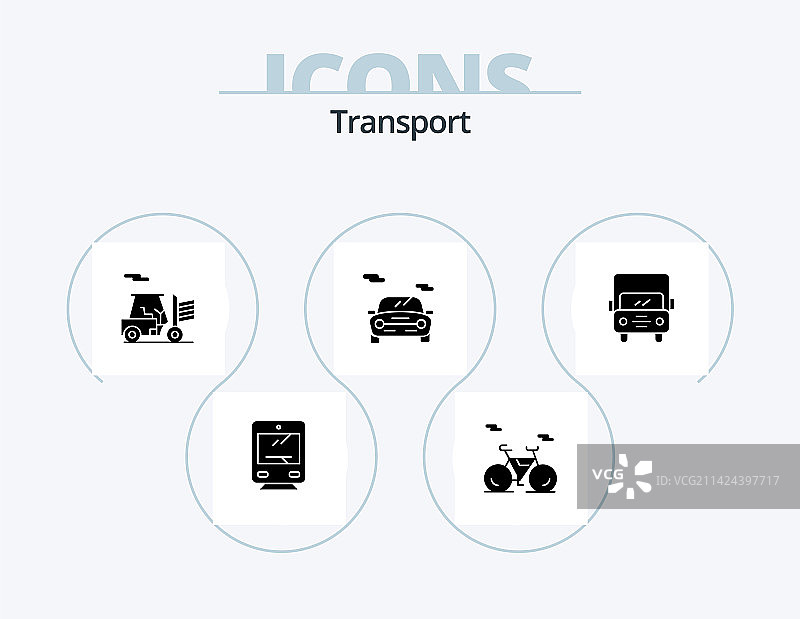 交通图标包5，货车设计图片素材