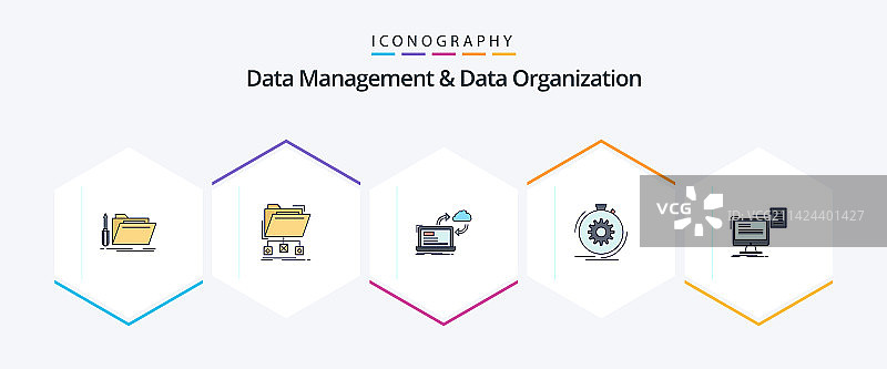 数据管理和数据组织图片素材
