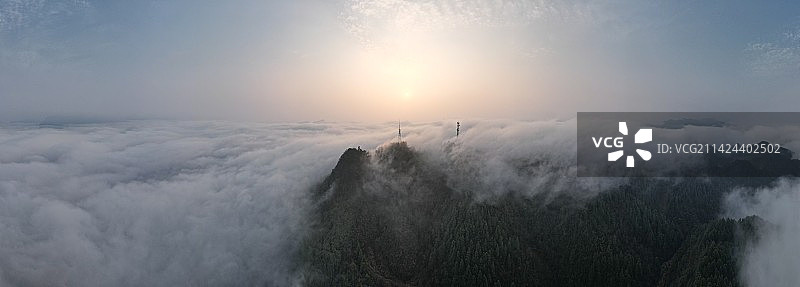 东方破晓图片素材