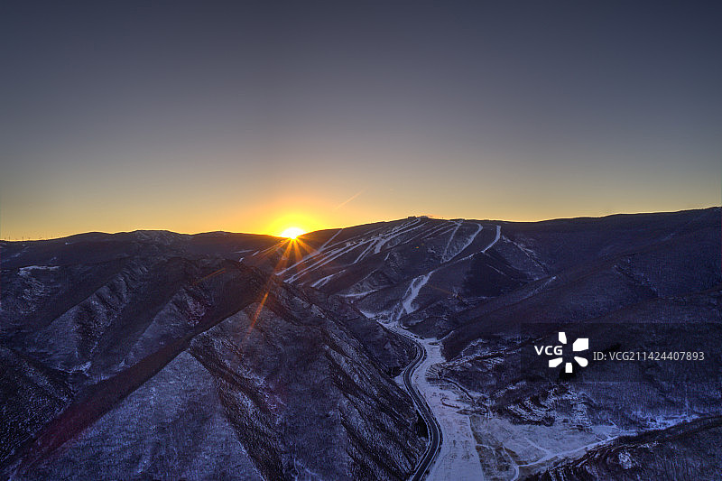 崇礼万龙富龙阿那亚图片素材