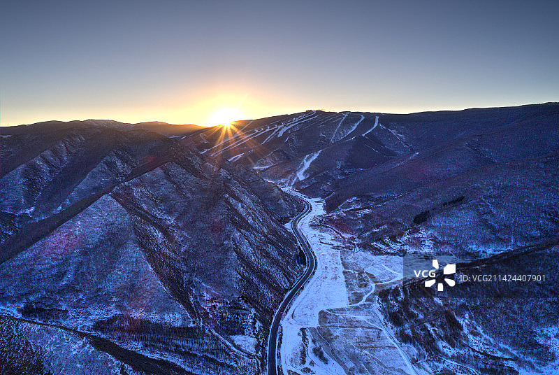 崇礼万龙富龙阿那亚图片素材