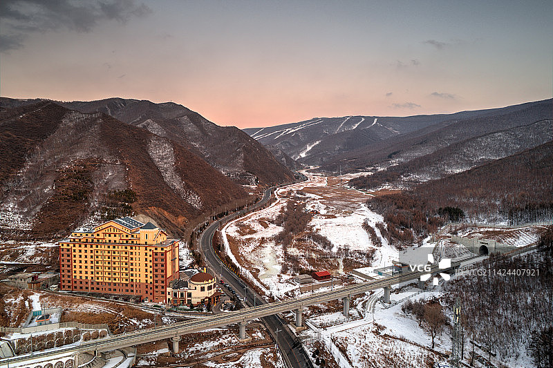 崇礼万龙富龙阿那亚图片素材