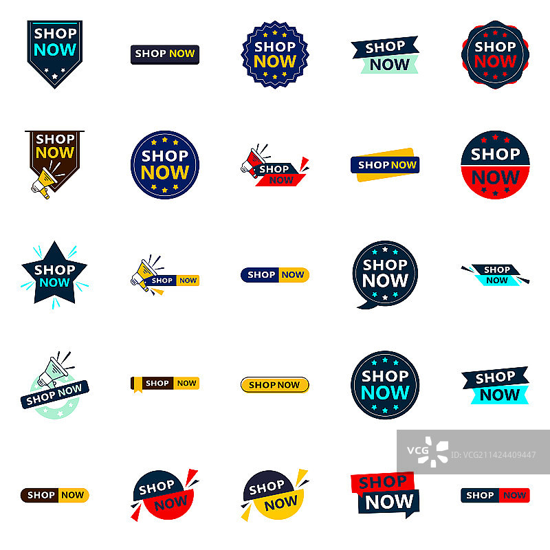 25个创意立即购买促销banner图片素材