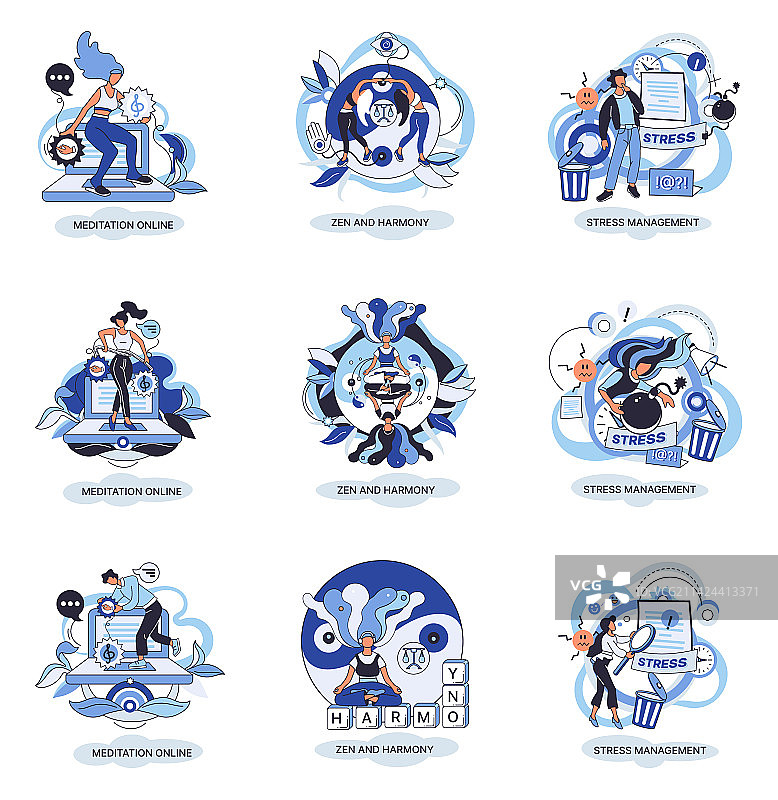 自我管理自律学习图片素材