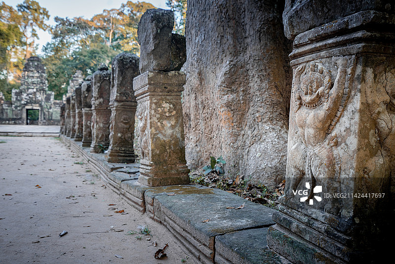 柬埔寨暹粒吴哥窟圣剑寺Preah Khan图片素材