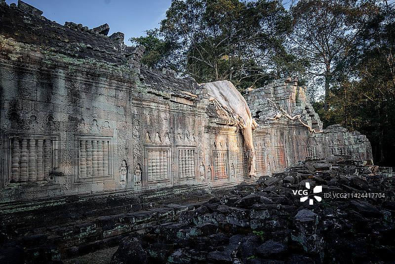 柬埔寨暹粒吴哥窟圣剑寺Preah Khan图片素材