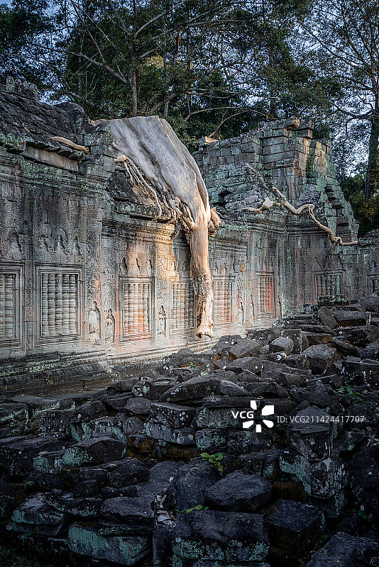 柬埔寨暹粒吴哥窟圣剑寺Preah Khan图片素材
