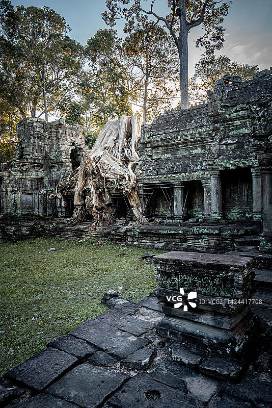 柬埔寨暹粒吴哥窟圣剑寺Preah Khan图片素材