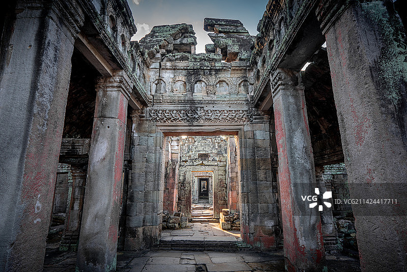 柬埔寨暹粒吴哥窟圣剑寺Preah Khan图片素材