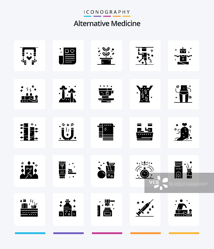创意替代医学标志图片素材