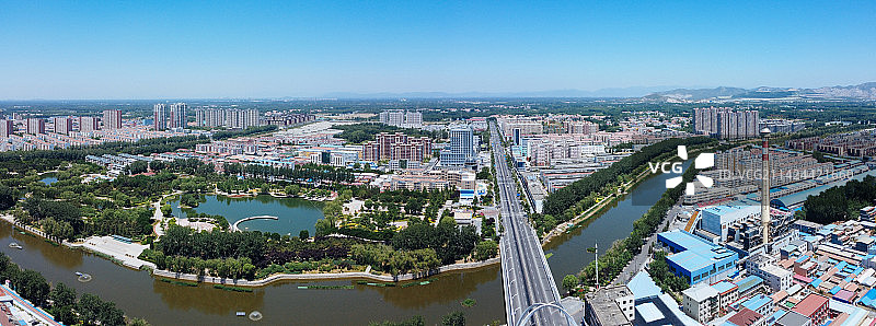 三河 京郊 房地产 地标 航拍图片素材
