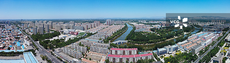 三河 京郊 房地产 地标 航拍图片素材