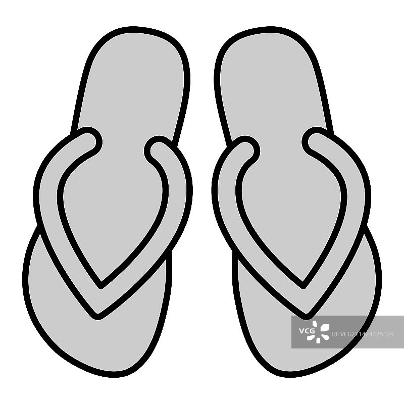 沙滩拖鞋3图片素材
