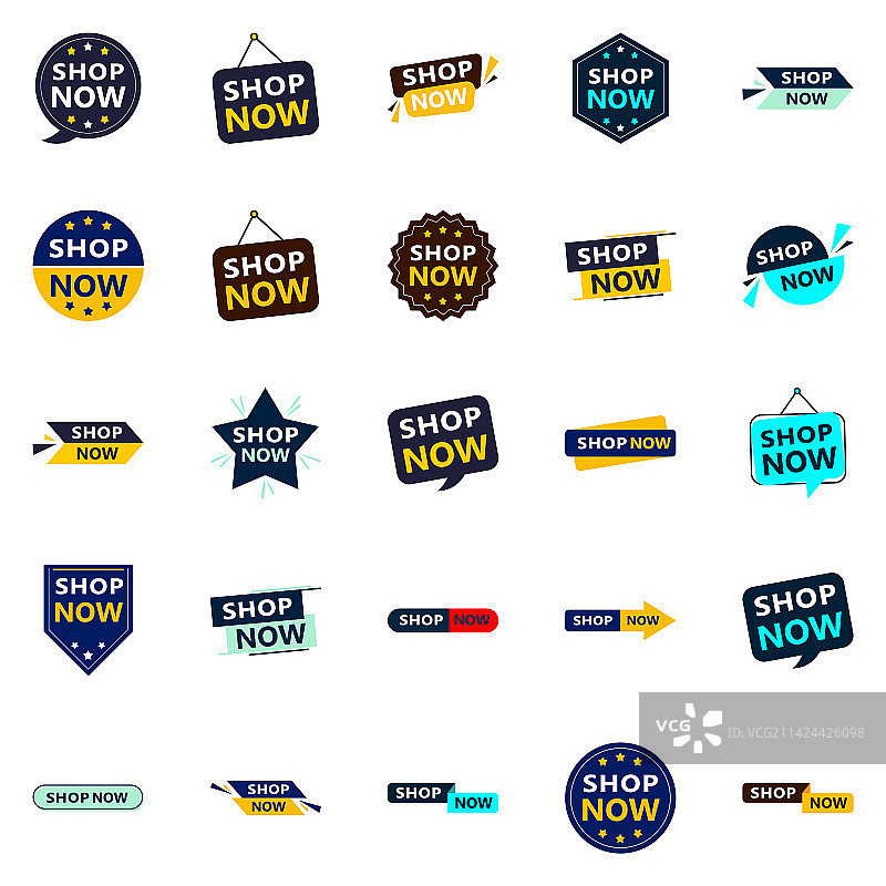 25个创意立即购买促销banner图片素材