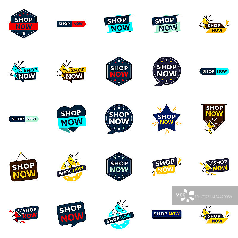 25个动态立即购买促销banner图片素材