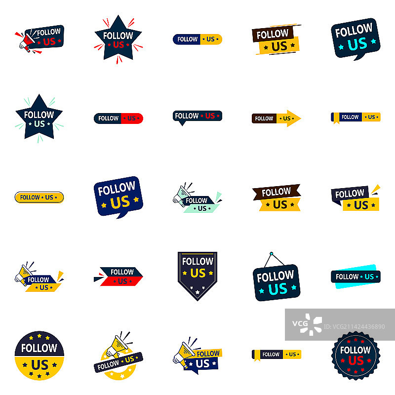 25个用于Instagram故事的关注我们banner图片素材