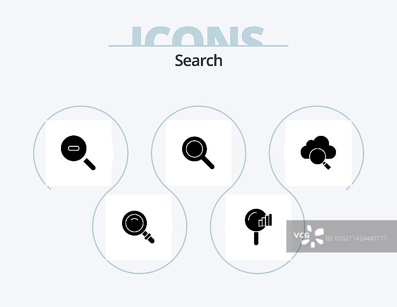 搜索标志符图标包5图标设计图片素材