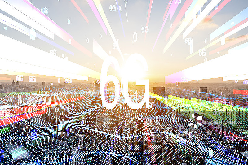 上海城市建筑风光大数据概念图片素材