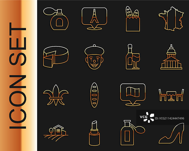 女士鞋子法式咖啡馆博物馆建筑banner图片素材