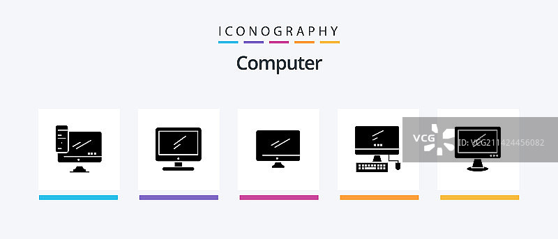 电脑字形5图标包，包括imac图片素材