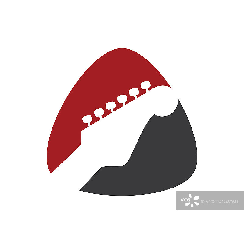 扁平设计吉他标志图片素材