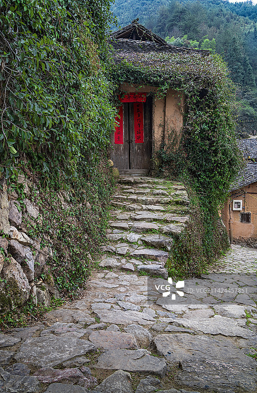 松阳杨家堂村古村落图片素材