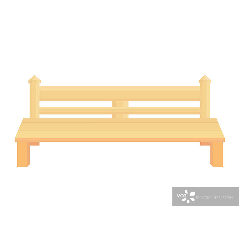 花园木椅设计概念图片素材