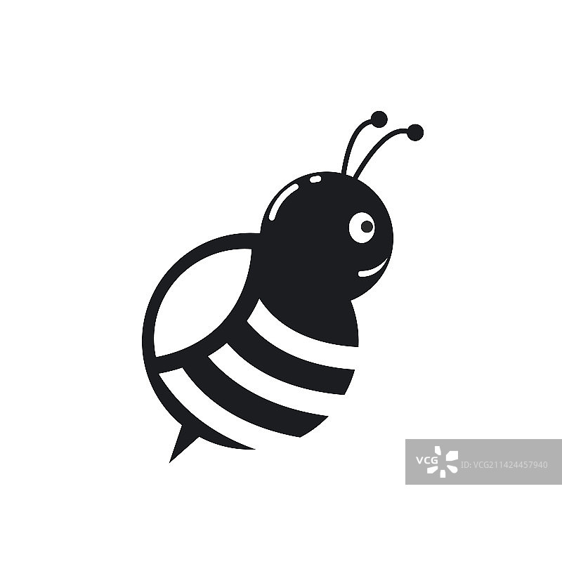 蜜蜂图标设计理念图片素材