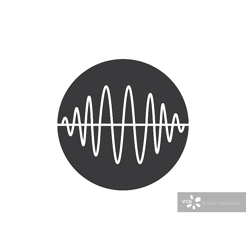 振幅波形符号图标设计图片素材
