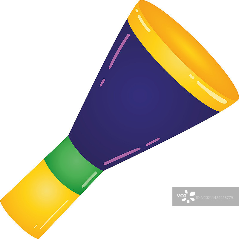 彩色喇叭乐器图标图片素材