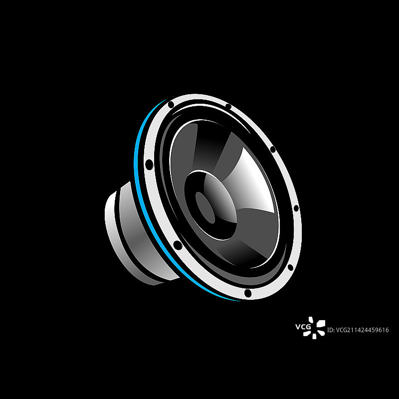 家用和车载音响低音炮图片素材