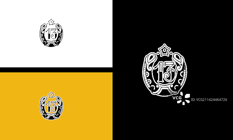 13轮廓logo设计图片素材