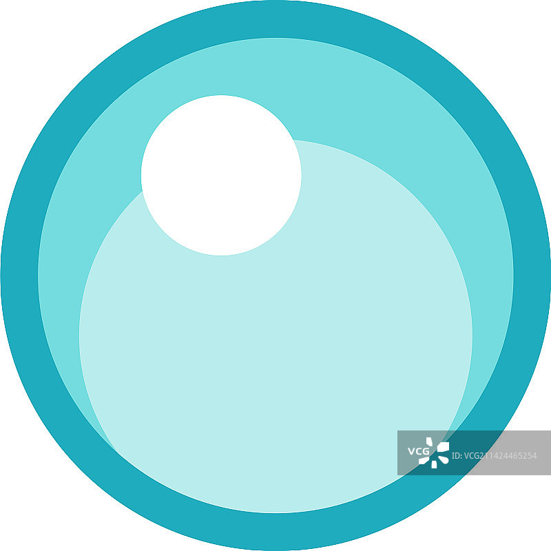 单个气泡卡通剪贴画图片素材