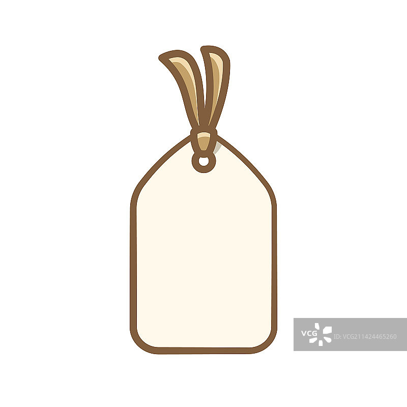 卡通纸质空白标签模板剪贴画图片素材