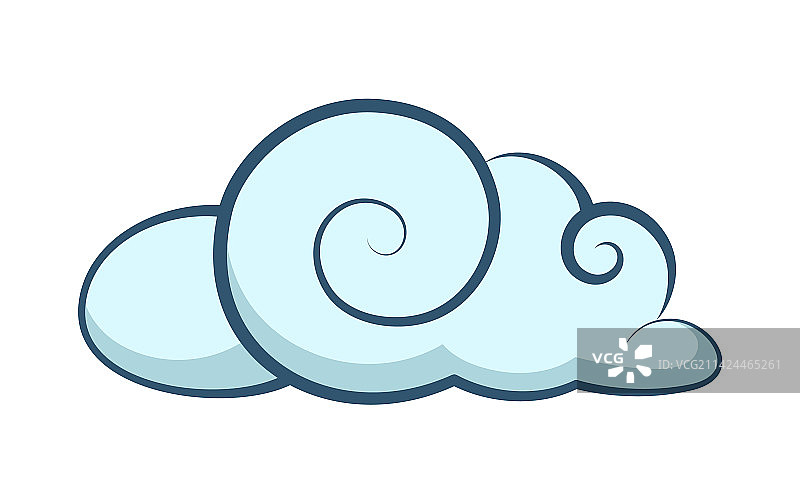 可爱云朵卡通背景元素图片素材