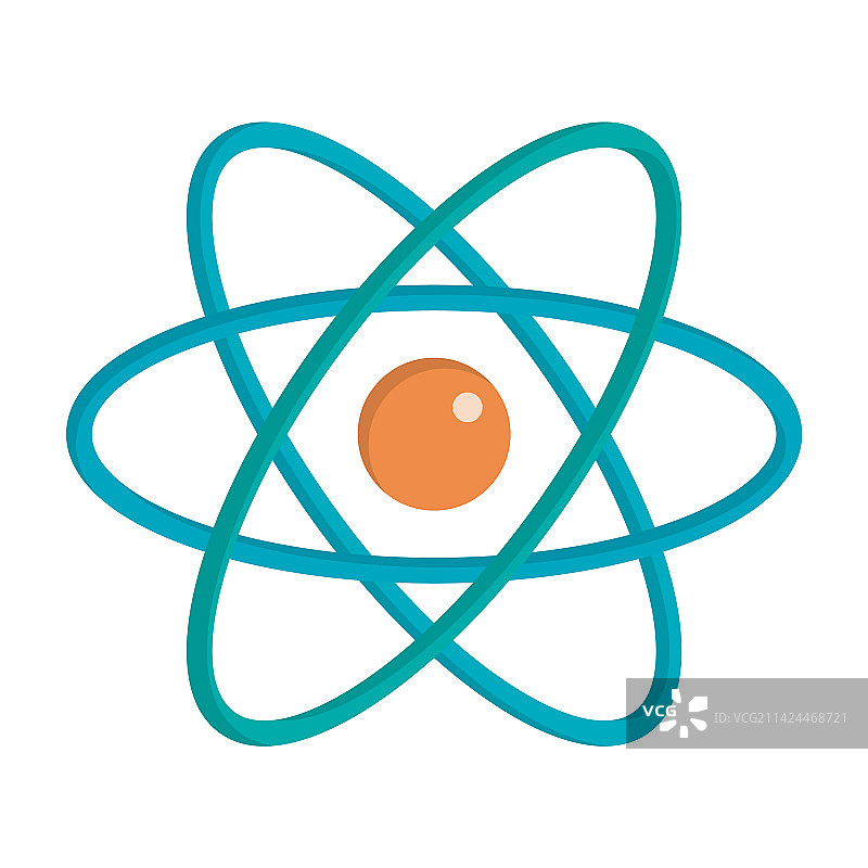 现代原子图标或原子图片素材