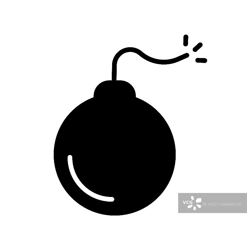 炸弹图标或危险材料图片素材