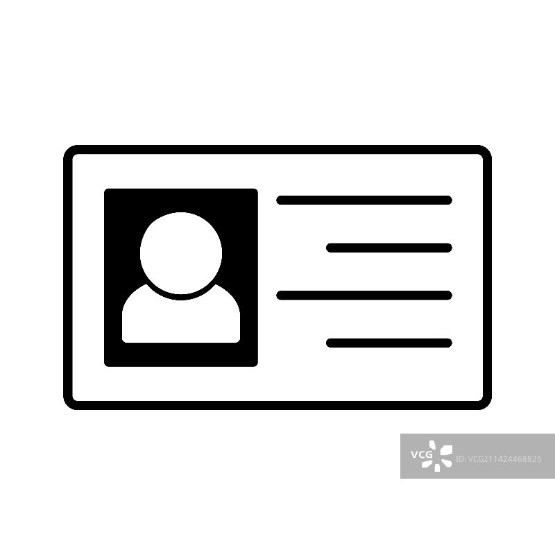 个人照片身份识别卡图片素材