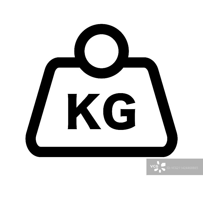 公斤符号或肌肉和重量称重图片素材