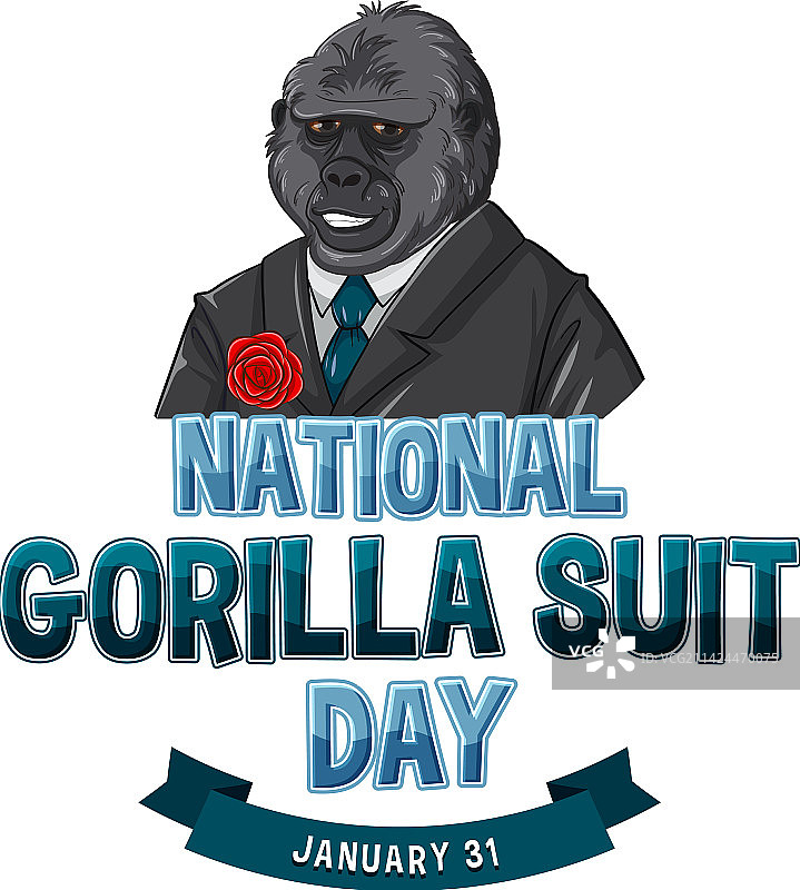 国家大猩猩套装日banner图片素材