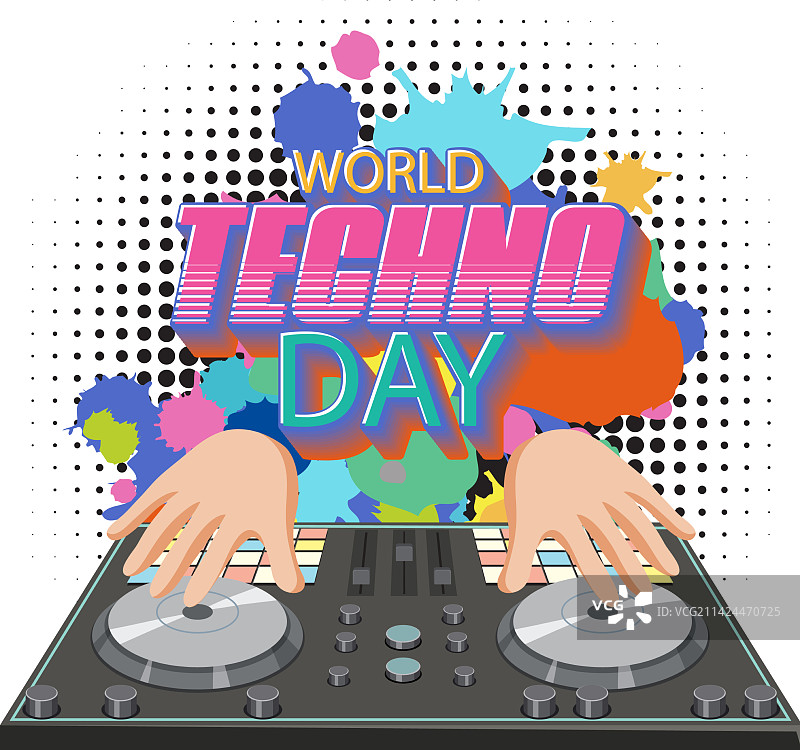 世界电子音乐日文本banner设计图片素材